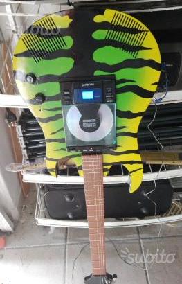 Radio Chitarra audio cd con radio Vintage