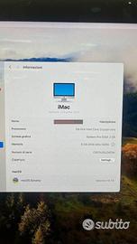 Imac 21.5 usato