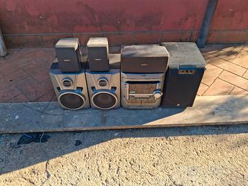impianto stereo sony