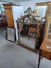 specchio dorato fine 800