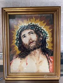 Quadro ricamato a mano