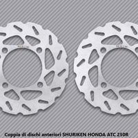 Coppia di dischi anteriori SHURIKEN HONDA ATC 250R