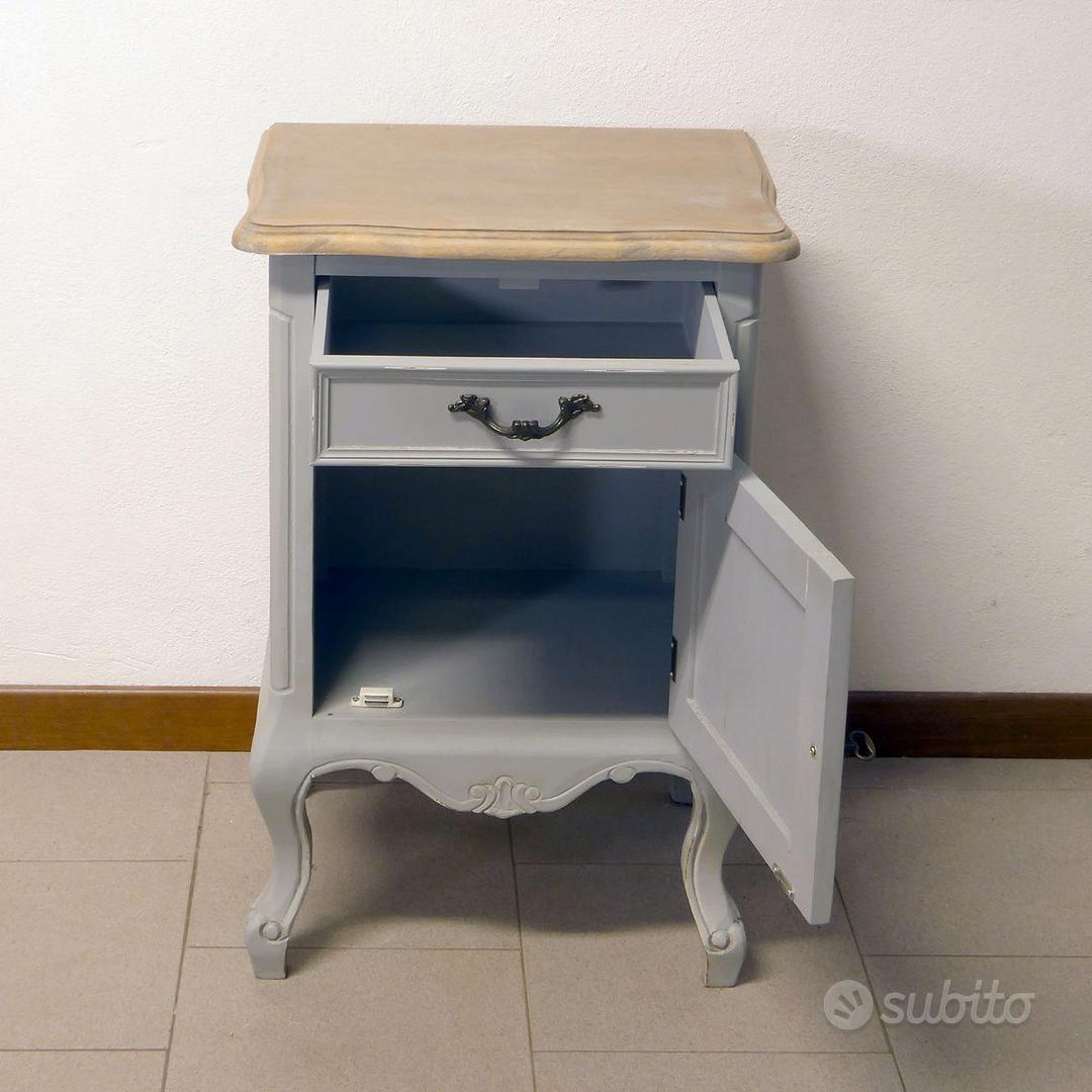 Comodino Shabby Chic Colore Grigio Polvere - Arredamento e Casalinghi In  vendita a Bologna