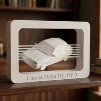 Lancia Delta HF 4WD 1986 Modellino Scultura Rally