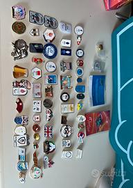 Collezione pins olimpiadi Milano Cortina 2026