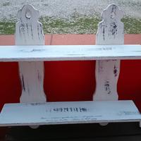 mensolone e attaccapanni shabby country 