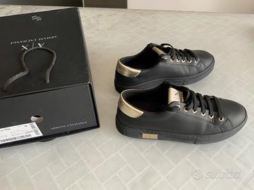 Scarpe sneaker Armani exchange nere, n38 da donna