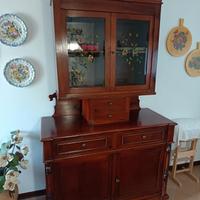 Credenza in noce e ciliegio