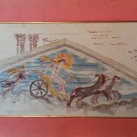 Frontone del Teatro Alla Scala - Acquerello