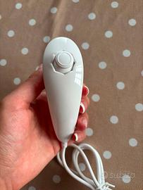 Controller Nunchuk Wii Bianco Nuovo