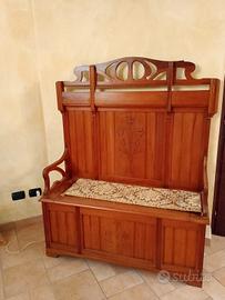 Cassapanca con schienale