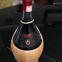 Vino Chianti Piccini anno 2000 fiasco 2 litri