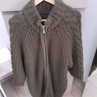 Cardigan verde scuro taglia 44