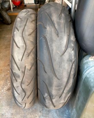 gomme metzeler 120/70-17+160/60-17