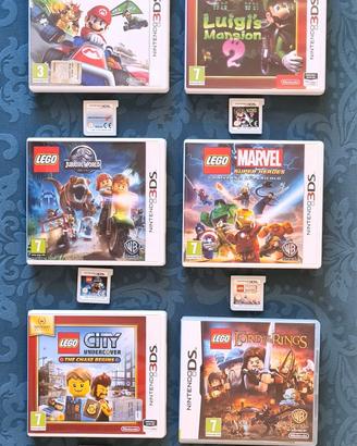 Lotto 9 Giochi Nintendo 3DS/DS ORIGINALI
