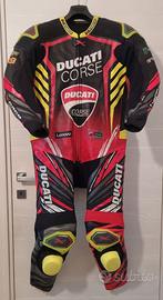 tuta moto in pelle bovina xrace Ducati - nuova 50