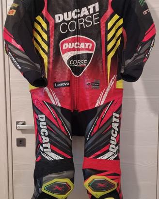 tuta moto in pelle bovina xrace Ducati - nuova 50