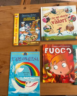Lotto 9 libri per bambini tra cui Geronimo Stilton