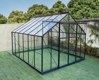 Serra Da Giardino 11,04m² In Alluminio E Vetro 