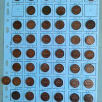 Lotto di 93 Monete da 1 Cent. USA (Lincoln Cents).