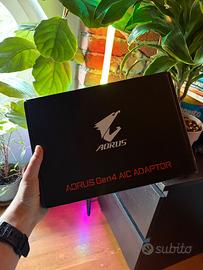 AORUS GEN4 AIC Adapter PCIE 4.0 NVME SSD