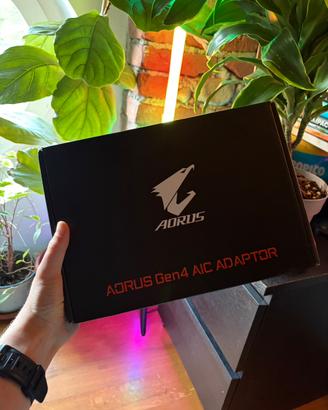AORUS GEN4 AIC Adapter PCIE 4.0 NVME SSD