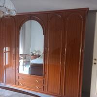 armadio camera e cassettiera  e lettoda letto