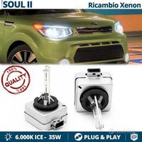 Lampadine Xenon D3S per KIA SOUL 2 Luci 6000K 35W