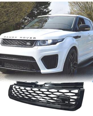 GRIGLIA RANGE ROVER EVOQUE LOOK SVR NERO LUCIDO