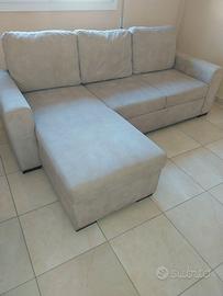 Divano letto con penisola