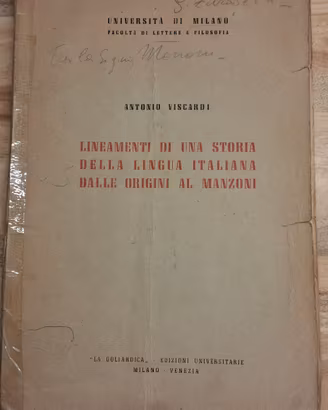libro  universitario di ANTONIO VISCARDI