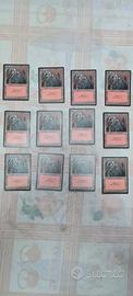 Magic the Gathering vecchie edizioni Terre ROSSO
