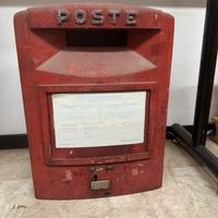 Buca lettere rara poste vintage con doppia faccia