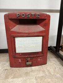 Buca lettere rara poste vintage con doppia faccia