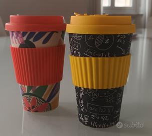 Bicchieri Bamboo con Coperchio - 2pz