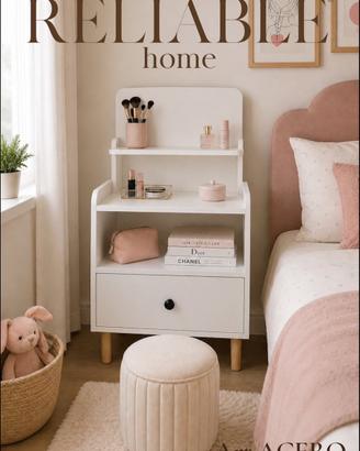 Comodino mobile multiuso per bagno camera  moderno