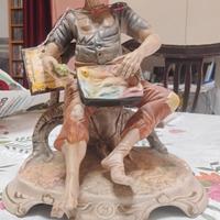 vecchio su seduta Capodimonte 