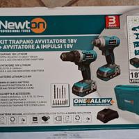 kit trapano avvitatore e trapano a percussione 