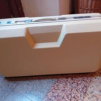 Valigia Patty Stars FIAT 126 bianco avorio vintage