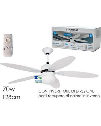 ventilatore dictrolux 5 pale 128 cm con luc