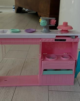 Bancone pasticceria Barbie