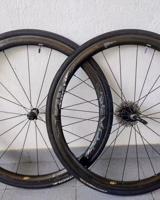 Ruote in carbonio Miche Carbon RC 38 copertoncini 