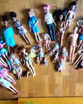 Lotto Barbie e accessori 