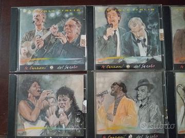 lotto cd musicali le canzoni del secolo