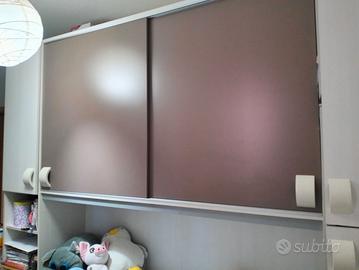 armadio a ponte per  cameretta 