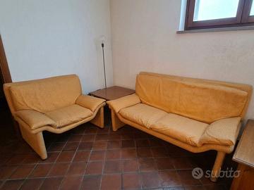 Coppia di Divani Vintage in tessuto