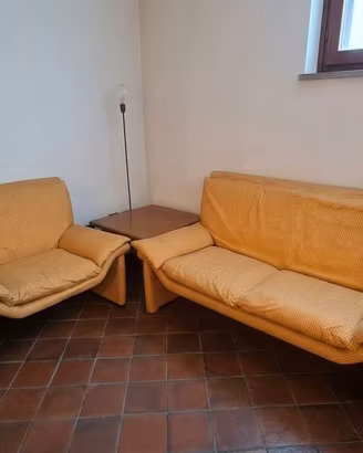 Coppia di Divani Vintage in tessuto