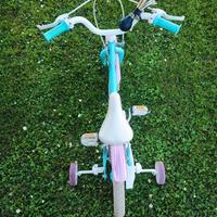 Bicicletta bambina Frozen con rotelle