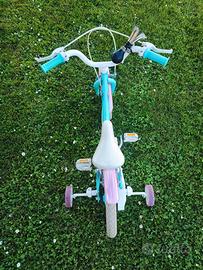 Bicicletta bambina Frozen con rotelle