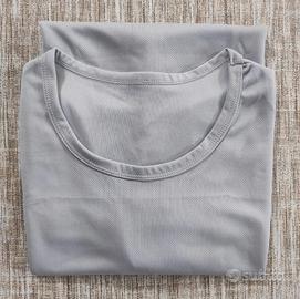 T-shirt sportiva uomo smanicata grigia 